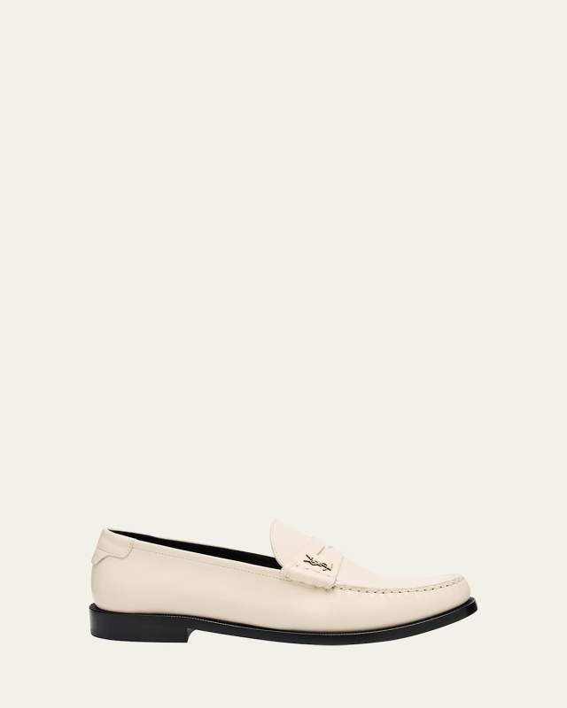 Le Leather YSL Penny Loafers